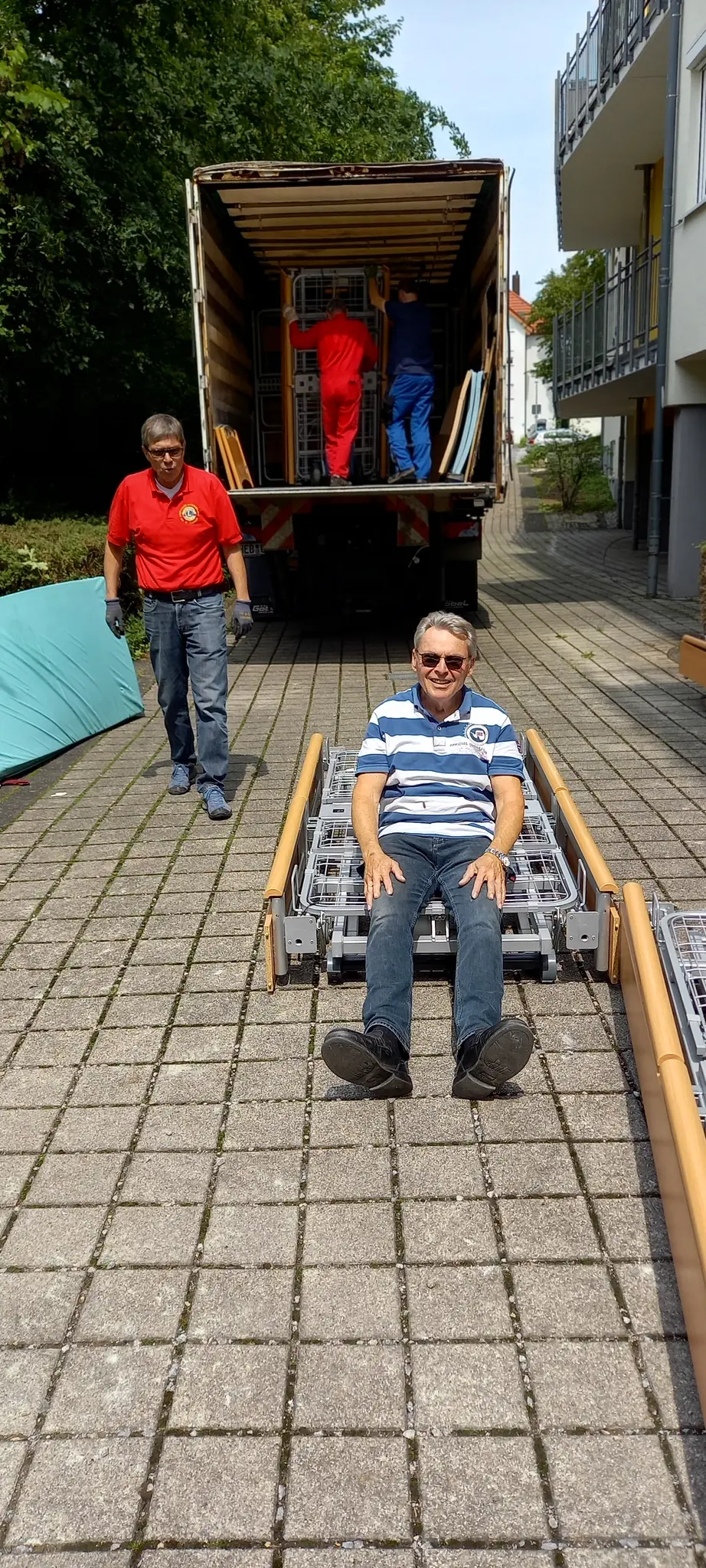 Zerlegung der Betten
